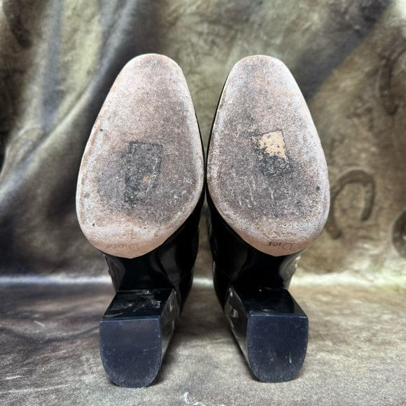 DIOR Christian Dior by Raf Simons Patent Leather Lucite Boots AW15 - Picture 6 of 9